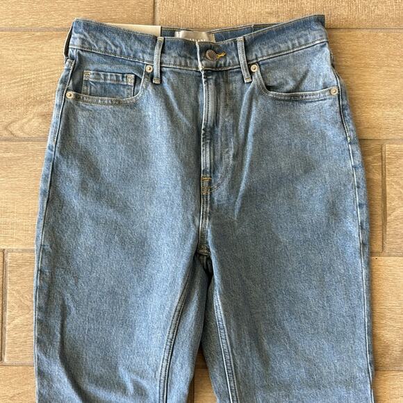 Everlane The Original Cheeky Straight Leg High Rise Crop Jeans Size: 26 - Picture 6 of 10